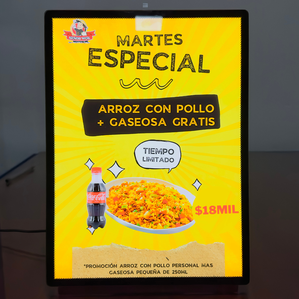 Hablador Led 31x43cm